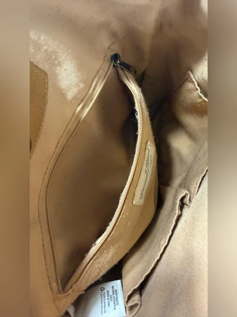 Universal Thread Tan Tote with Gold Ring Handles